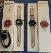 Smartwatch Samsung Galaxy 6 Classic 43 mm srebrny