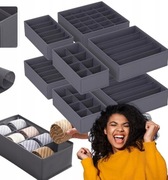 Organizery do szuflad na bieliznę przechowywanie bielizny zestaw 7 szt.