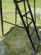 Stojak-schody pod ślizg do basenu