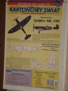 Kartonowy Świat Spitfire Mk.VIII 1:50                   