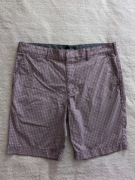 Wiśniowe krótkie spodenki szorty w kratę kratkę Blue Harbour 91 36 jak nowe