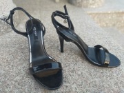 NINE WEST nr 40 eleganckie i sexy piękne sandały na szpilce nowe