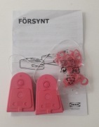 Linka do zasłon, róż 200 cm