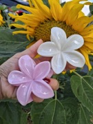 Spinka klamra kwiaty