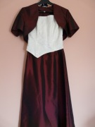 KOMPLET SPÓDNICA DŁUGA,GORSET,BOLERKO, 36