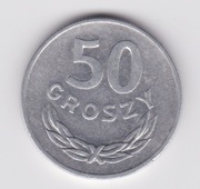 50 groszy z 1978, aluminium