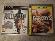2 gry PS3 Battlefield Bad Company 2 i Far Cry 2
