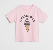 MANGO koszulka lody odwracalne cekiny b.organiczna