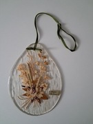 Szklany obraz suszonych kwiatów JOSKA Bleikristall