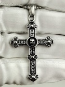 Naszyjnik męski krzyż krzyżyk wisiorek swagg drill drip punk rock