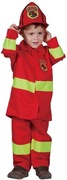 STRÓJ STRAŻAK STRAŻ KARNAWAŁ ROZMIAR 140 KOSTIUM