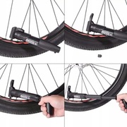 Pompka rowerowa teleskopowa mini  Duuti  CZARNA