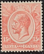 Znaczek Kenia Uganda mi 5  STAN *