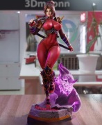 Figurka druk 3D żywica " Soulcalibur Taki - F863 "- 120 mm
