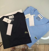 Koszulki Męskie V-neck Lacoste 2 sztuki M 