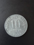 Niemcy 10 fenigów 1922 rok ( Zn)