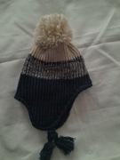 Czapka 3 -4 lata Next na polarze zakrywa uszy, na mrozy