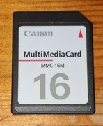 Do sprzedania dwie karty MMC, Canon i Kingston, stan bdb