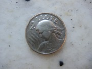 2 ZŁOTE 1925 ŻNIWIARKA BEZ KROPKI Menniczej