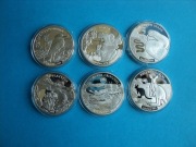6 sztuk monet - zestaw