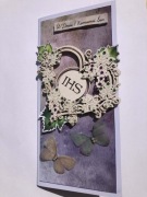 Ręcznie robiona kartka na Pierwszą Komunię Świętą 