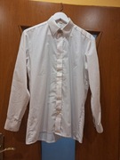 Biała męska koszula na długi rękaw 