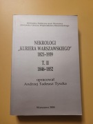 Nekrologi Kuriera Warszawskiego 1821-1939 Tom 2
