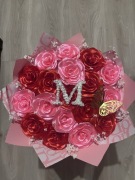 Bukiet z personalizowaną literką