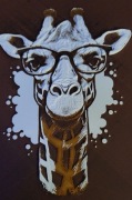 3d art zyrafa druk