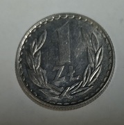 Moneta 1 zł 1988 rok.