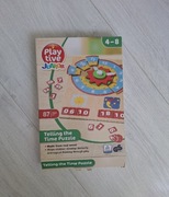 Zegarek edukacyjny, drewniany, play tive