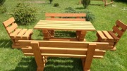 DREWNIANE MASYWNE MEBLE OGRODOWE!!! TRANSPORT GRATIS!!!