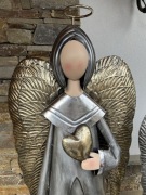 Anioł duża figura z metalu 180cm święta dekoracja