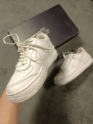buty męskie sneakersy Air Jordan 1 low (GS) white białe man rozmiar 38,5