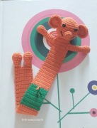 Zakładka do książki na szydełku Plastuś hand made