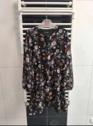 Zwiewna, kobieca sukienka w kwiaty House rozmiar L 40