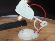 Lampa stołowa WSK . Rękodzieło 