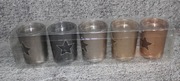 Zestaw 5 świeczników na tealight Gwiazdki Święta