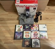 Sony PlayStation 1 Konsola STAN KOLEKCJONERSKI + GRY/AKCESORIA