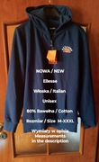 Ellesse NOWA  Rozpinana bluza z kapturem, Uniseks, 80% Bawełna, Roz. M-XXXL