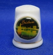 Naparstek Kolekcjonerski Porcelanowy - Brisbane  Australia