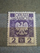 znaczek skarbowy znak opłata skarbowa 2 zł złote PRL