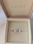 Złoty pierścionek z cyrkoniami, roz.13, pr.585 