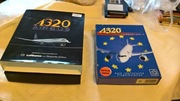 Amiga 500 1200 - 2 gry A320 Flight Simulator - oryginalne - kompletne  BOX