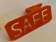 Flaga bezpieczeństwa do karabinów i pistoletów wskaźnik bezpieczeństwa