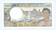 TAHITI 500 FRANCS 1985 P25D