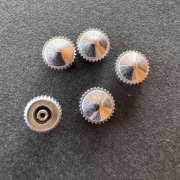 Koronki zegarkowe 4,9 mm, gwint 0,9, tubus 2.5 – 5 szt. – stożkowe M54