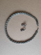 Srebrny naszyjnik z kolczykami