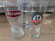 3 szklanki do piwa - Łomża, Kastonu, Erdinger.