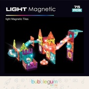Klocki magnetyczne STEM LIGHT MAGNETIC 75 elementów zestaw